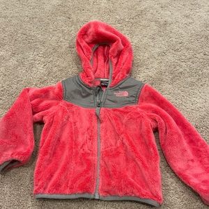 The north face hot pink fleece